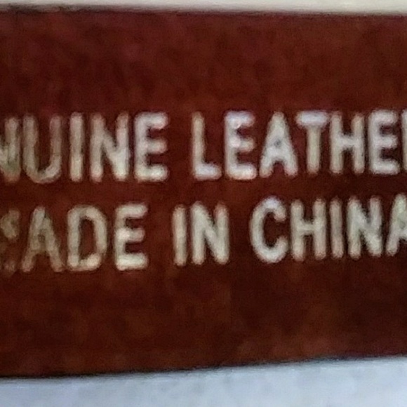 Leather Western Belt - Picture 3 of 6